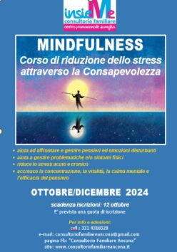 OTTOBRE-DICEMBRE 2024- MINDFULNESS -Corso di riduzione dello stress attraverso la Consapevolezza